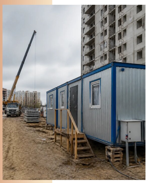 Аренда строительных вагончиков для рабочих в Тамбове